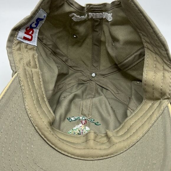 2013 US Open Merion USGA Golf Adjustable Cap/Hat Khaki Beige USGA Member - Picture 13 of 14